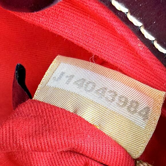 Dooney & Bourke Ostrich Embossed Leather Satchel Crossbody Gray Bag - Picture 3 of 16